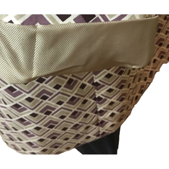 🌦️Loft Purple, tan and white Trench Coat Sz. L - Picture 8 of 8